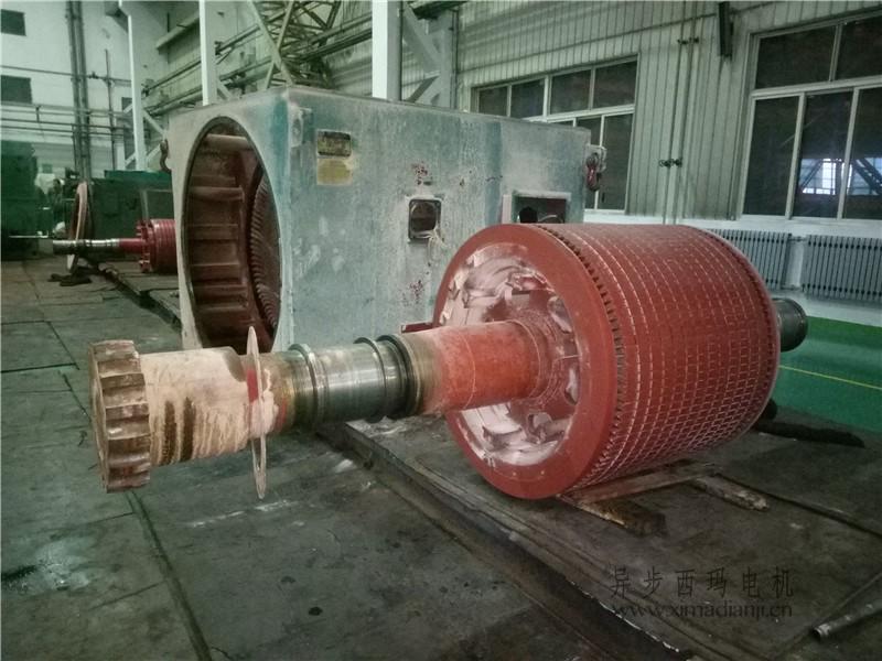 水泥厂大型YR系列绕线高压电机维修
